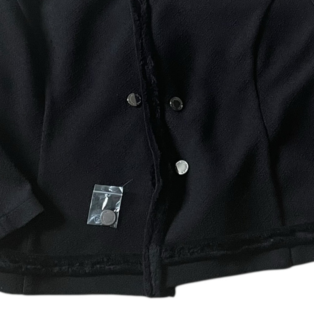 Calvin Klein Black Textured Knit Jacket - Picture 4 of 7